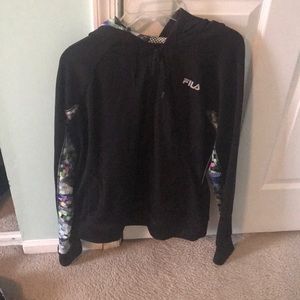 FILA dry fit zip up hoodie